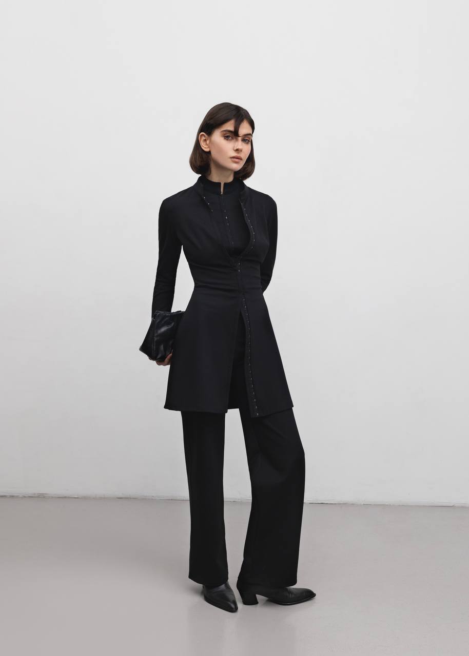 Classic Jumpsuit with Metal Closures